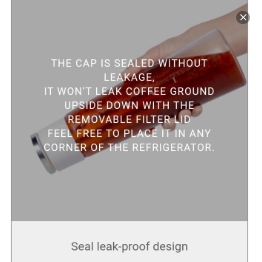 Timemore Cold Brew Coffee Maker Botol Cold Brew Kopi Alat Seduh Kopi Cold Brew Premium