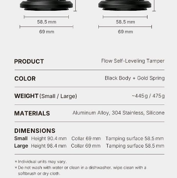 Timemore flow self leveling tamper