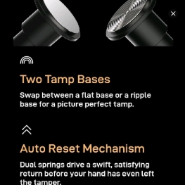 Timemore Impulse Impact Tamper alat tamping espresso tamper manual