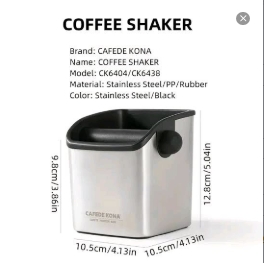 Cafede kona knock box 700 ml tempat ampas puck espresso