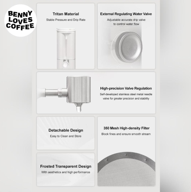 Timemore Icypipe Ice Drip Coffee maker alat seduh kopi dingin coldbrew maker