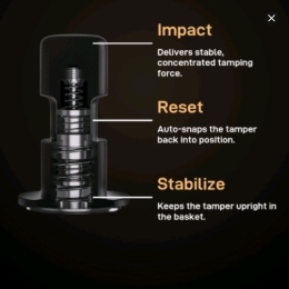 Timemore Impulse Impact Tamper alat tamping espresso tamper manual
