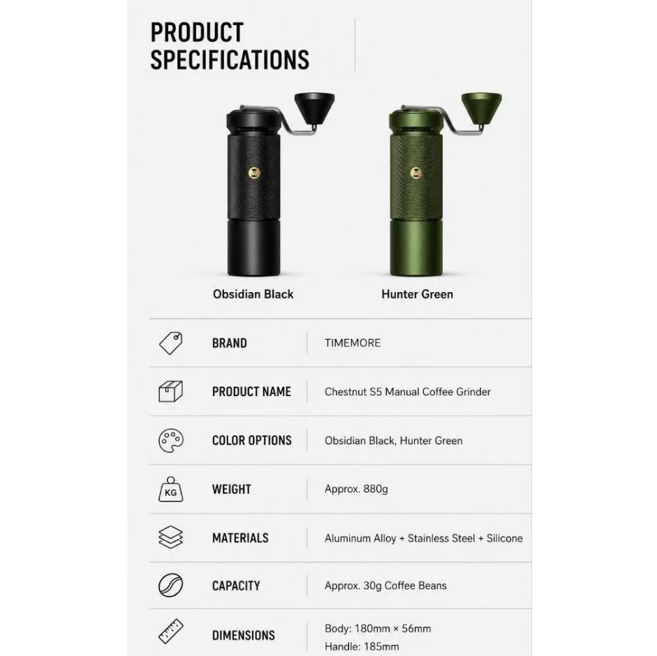 Timemore S5 Hand Grinder