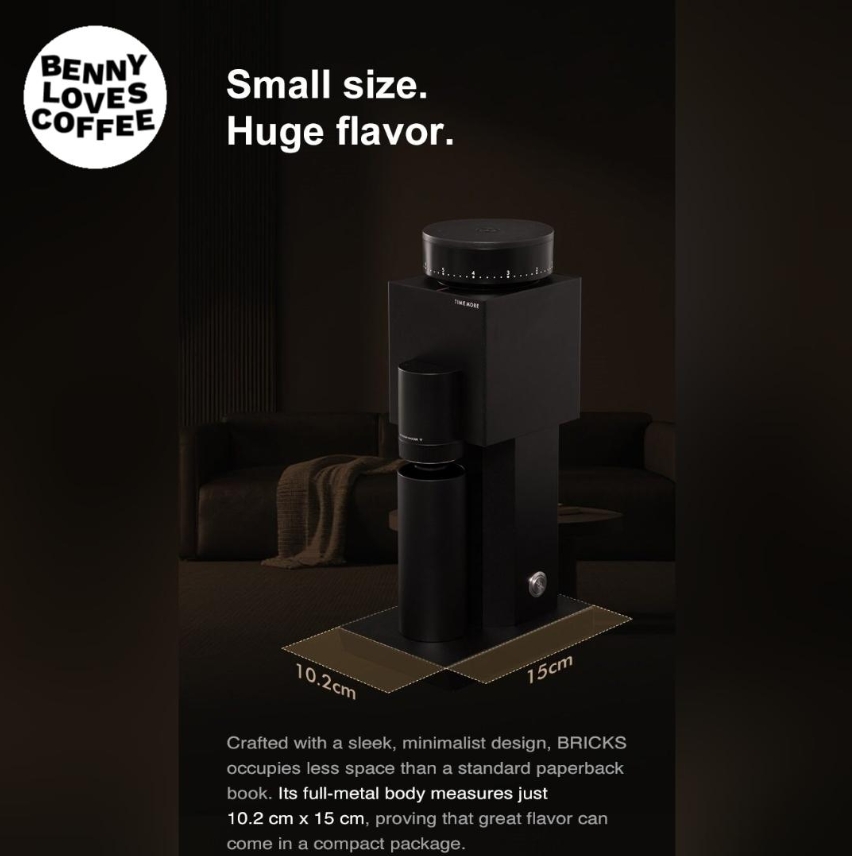 Timemore Bricks 01s Electric Coffee Grinder | Alat Giling Kopi Elektrik