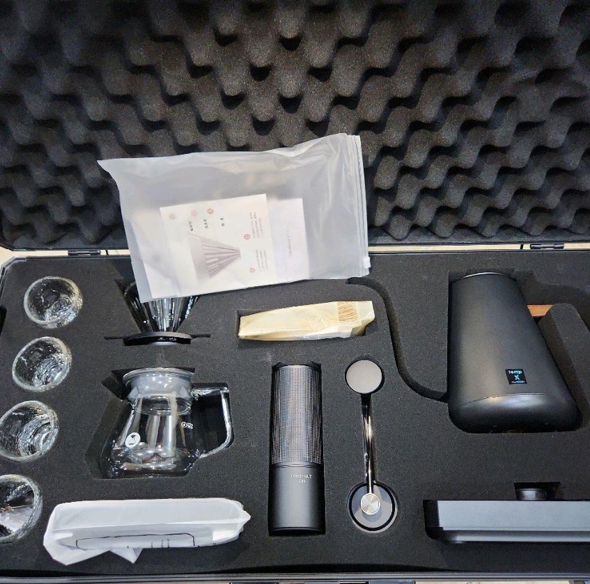 Timemore C3s coffee suitcase / paket lengkap alat kopi portable with X Pro Kettle